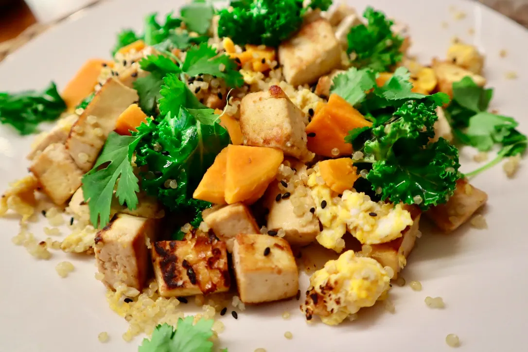 Quinoa Egg Fried 'Rice' A Healthy Twist on a Classic Dish Recipe No